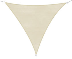 Outsunny Shade sail 3x3x3m Triangular Shade Sail Beige 3m Outsunny Shade sail 3x3x3m Triangular Shade Sail Beige 3m