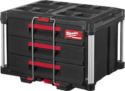Milwaukee Sertar pentru scule Plastic cu 3 sertare L56xA41xÎ36cm. Packout Milwaukee Sertar pentru scule Plastic cu 3 sertare L56xA41xÎ36cm. Packout