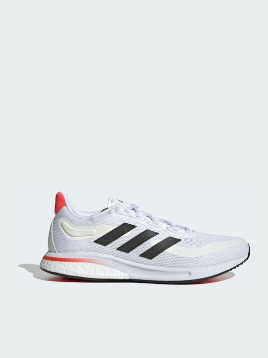 Adidas Supernova Ανδρικά Αθλητικά Παπούτσια Running Cloud White / Core Black / Solar Red