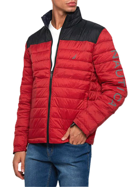 Nautica Μπουφάν Puffer Διπλής Όψης Κόκκινο
