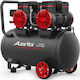 Auarita Single-Phase Air Compressors 75dB with Power 4hp and Airtank 50lt 501-1450X2-50