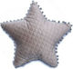 Palamaiki Διακοσμητικό Μαξιλάρι Κούνιας Star Μπεζ 34x34cm