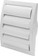 Europlast Square Vent Louver Gravity with Sieve 19x19cm