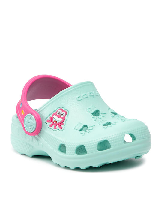 Fobee Little Frogs Children's Beach Shoes Turquoise