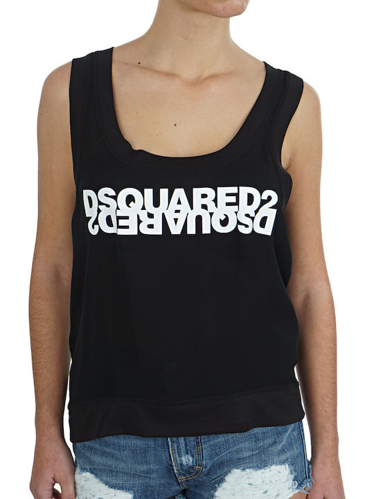 Women's Summer Blouse Sleeveless Black