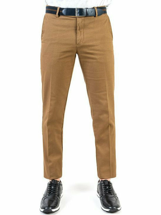 Trousers Chino in Loose Fit Brown