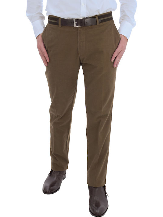 Guy Laroche GL0925168-71155 Pantaloni pentru bărbați Chino Elastice cu Croială Dreaptă Maro