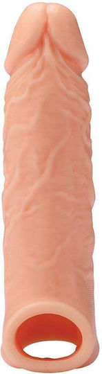Dream Toys Real Stuff Penis Extender with Ball Strap Extensie Penis Flesh 17cm
