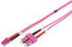 Digitus Digitus Optische Faser LC-SC Kabel 1m Rosa