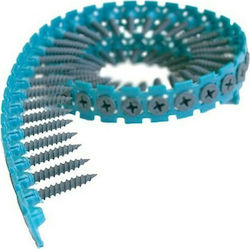 Makita Drywall Screw with Diameter M3.9 and Length 25mm 1000pcs 30913 Drywall Screws in Strip