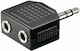 ATC Μετατροπέας 3.5mm male σε 3.5mm 2x female 1τμχ 02.008.0005