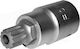 Force Socket 1/2" Walnut with Spline Head and Socket 1/2'' M16x80mm
