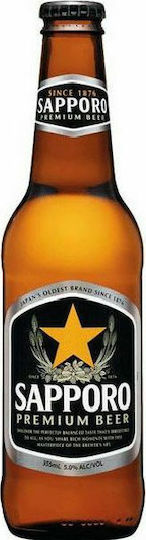 Sapporo Breweries Premium Pale Lager Φιάλη 330ml