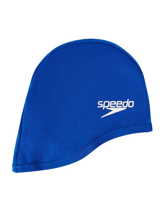 Speedo Polyester Kids Swimming Cap Blue