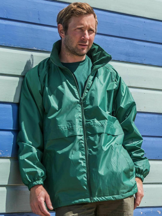 Μπουφάν Αδιάβροχο και Αντιανεμικό Bottle Green