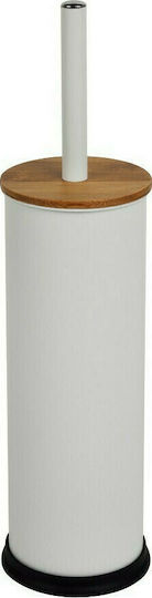 Eurocasa Metallic Toilet Brush White