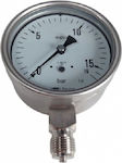 Pressure gauge 0-16bar Φ50 1/8