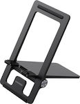 Ugreen Foldable Multi Angle Phone Stand Βάση Γραφείου για Κινητό σε Μαύρο χρώμα