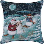 Silk Fashion Christmas Decorative Square Pillow...