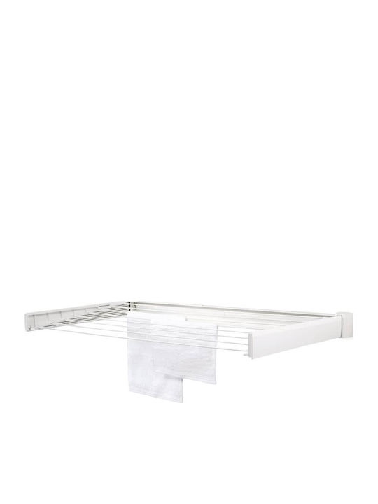 Leifheit Telegant 72 Protect Wall Mounted Clothes Drying Rack Made of Plastic with 7.2m Hanging Length