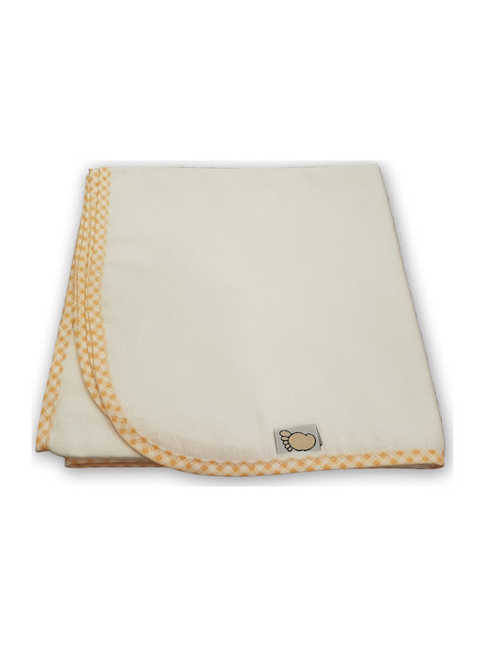 Figlio Bino Cotton Swaddle Wrap Orange White 80...