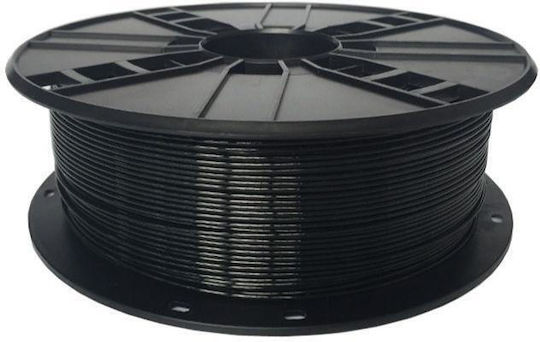 Gembird Filament Pentru Imprimante 3D PETG 1.75mm Negru 1kg 1 Bucată Bobină