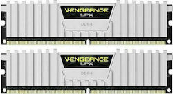 Corsair Vengeance LPX White 16GB DDR4 RAM with 2 Modules (2x8GB) and 3200 Speed for Desktop