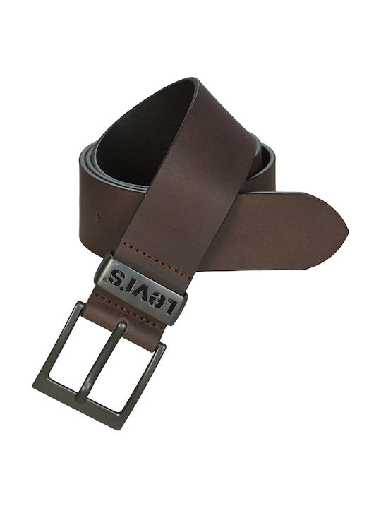 Ashland Metal Curea Bărbați Din piele Maro