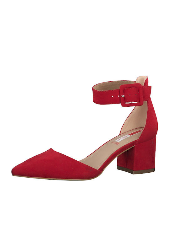 Red Heels with Strap