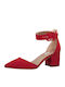 Red Heels with Strap