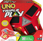 Mattel Настолна игра Uno Triple Play за 2-6 играчи 7+ години (EN)