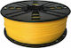 Gembird TPE 3D Printer Filament 1.75mm Yellow 1kg 1τμχ (Spool)