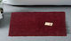 Linea Home Badematte Baumwolle Rechteckig Noodle LH2044008-1 Bordeaux 60x90cm