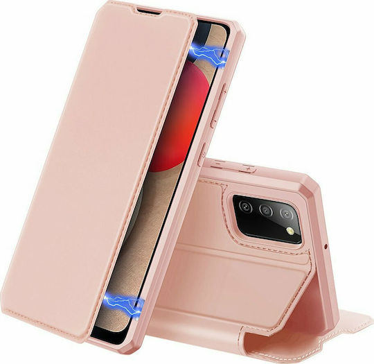 Dux Ducis Skin X Book Δερματίνης Ροζ (Galaxy A02s)