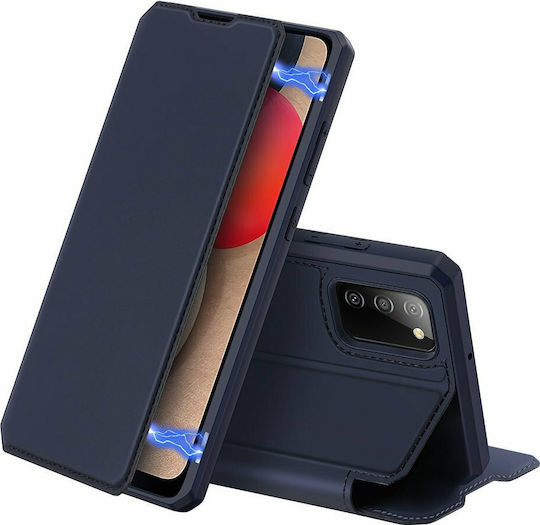 Dux Ducis Skin X Book Δερματίνης Μπλε (Galaxy A02s)