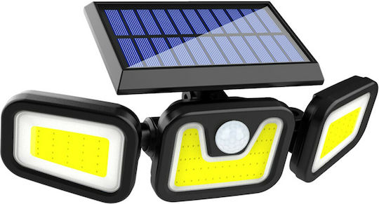 Waterproof Solar LED Floodlight 5W Natural White with Motion Sensor and Photocell IP65