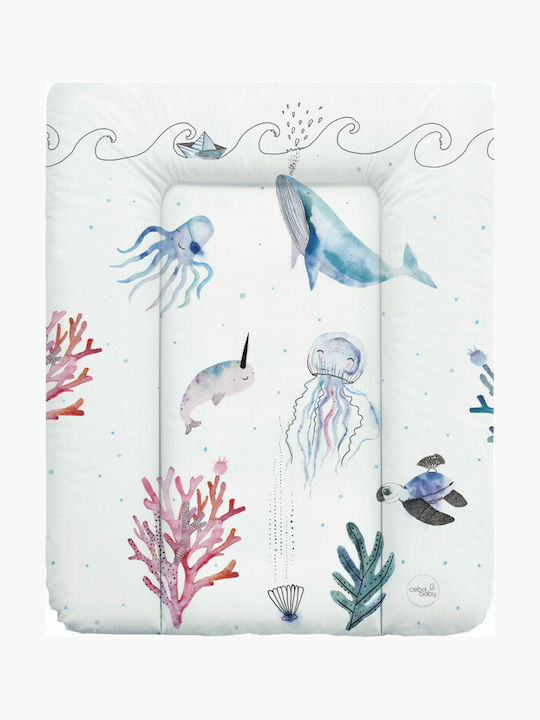 Ceba Baby Weiche Wickelauflage Ocean aus Stoff Mehrfarbig 50x70cm