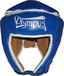 Olympus Sport Thai Pro Κάσκα Πυγμαχίας Ενηλίκων Aνοιχτού Τύπου από Συνθετικό Δέρμα Μπλε