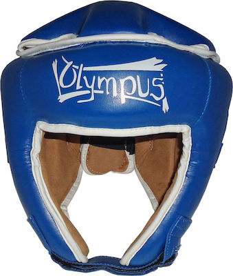Olympus Sport Thai Pro Căști de box Adulți Față deschisă din piele sintetică Albastru