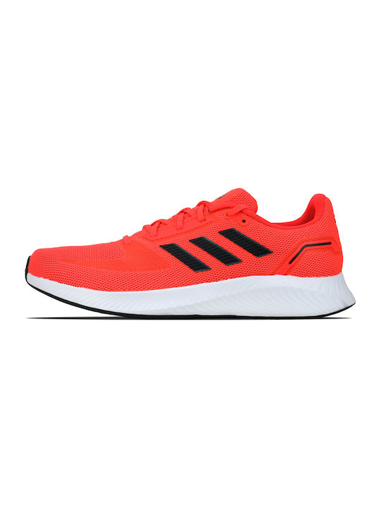 Run Falcon 2.0 Herren Sportschuhe Laufen Solar Red / Carbon / Grey