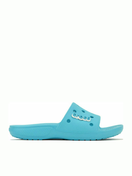 Crocs Classic Men's Slides Digital Aqua