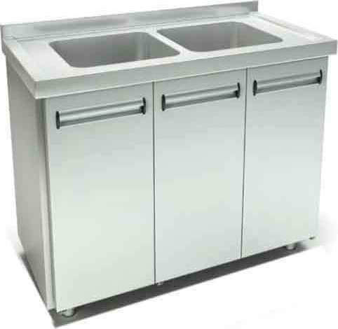 Inox Dobros Λάντζα Geschlossen Einzeln LANKL135A1G 135x70x87cm