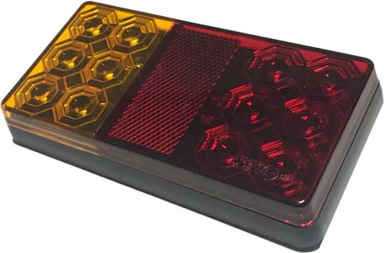 Auto Gs Πίσω Φανάρι Led Universal για Τρέιλερ Ορθογώνια 1τμχ