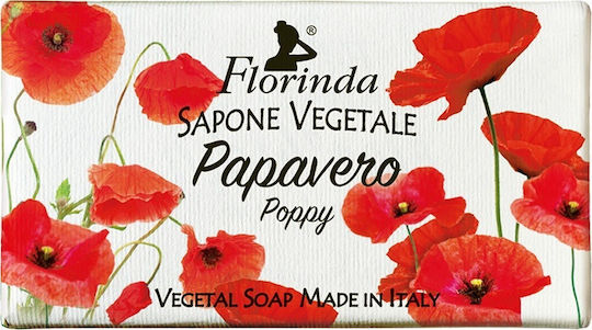 Florinda Spring Flowers Papavero Poppy Seife Bar 100gr