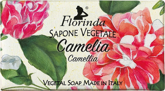 Florinda Floral Camelia Μπάρα Σαπουνιού με Γλυκερίνη 100gr