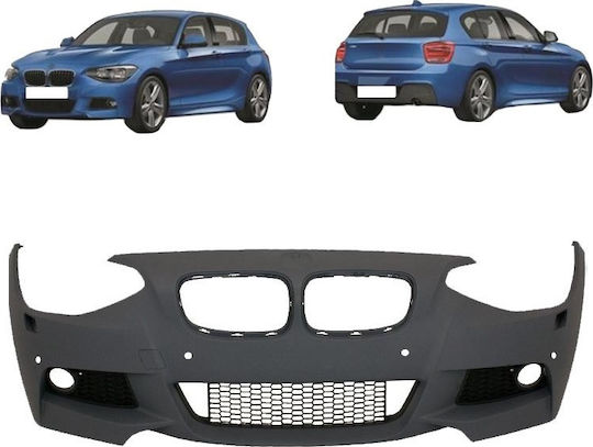 Carner Бампер Автомобил Преден Съвместим с BMW Серия 1 F20 2011-2015 M-Tech