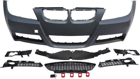 Carner Stoßstange Auto Vorderseite Kompatibel mit BMW Serie 3 E90 2005-2008 M-Tech