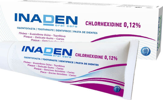 Inaden Chlorhexidine 0.12% Zahnpasta für Empfindliche Zähne & Platte 75ml