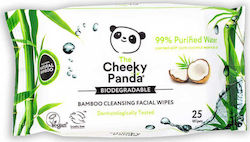 The Cheeky Panda Bamboo Cleansing Facial Wipes Coconut 25τμχ