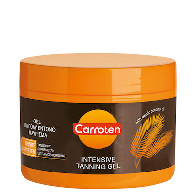 Carroten Intensive Tanning mit Kokosöl Gel Bräunung mit Farbe 150ml